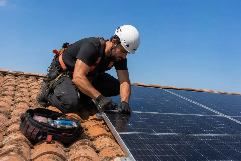Maintenance et monitoring de panneaux solaires à Oudon