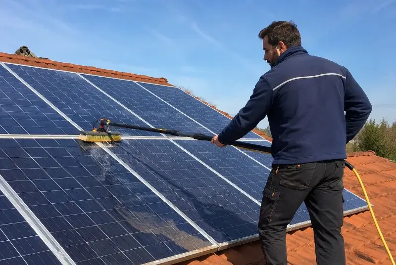 Nettoyage et entretien de panneaux solaires à Oudon